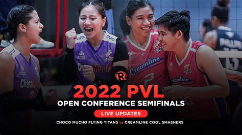 Highlights Creamline Vs Choco Mucho Pvl Open Conference Semifinals 2022