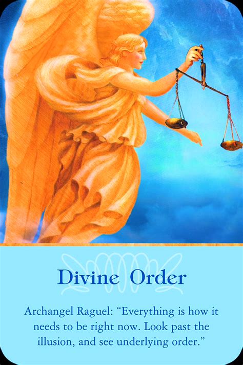 Archangel Raguel ~ Divine Order Archangel Oracle ~ Divine Guidance