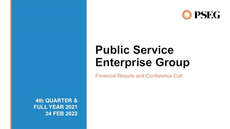 Public Service Enterprise Group Incorporated 2021 Q4 Results