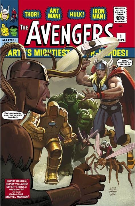 Avengers 1 Homage By John Romita Jr Avengers Comics Marvel Comics