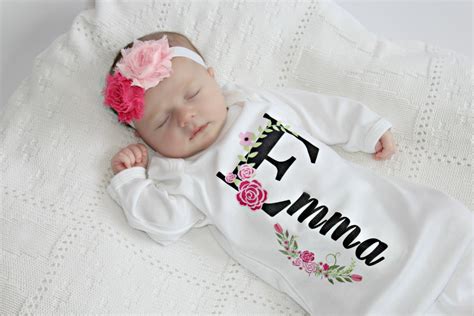 Shop now, wrap it later! Personalized Baby Gift Girl Newborn Girl Coming Home ...