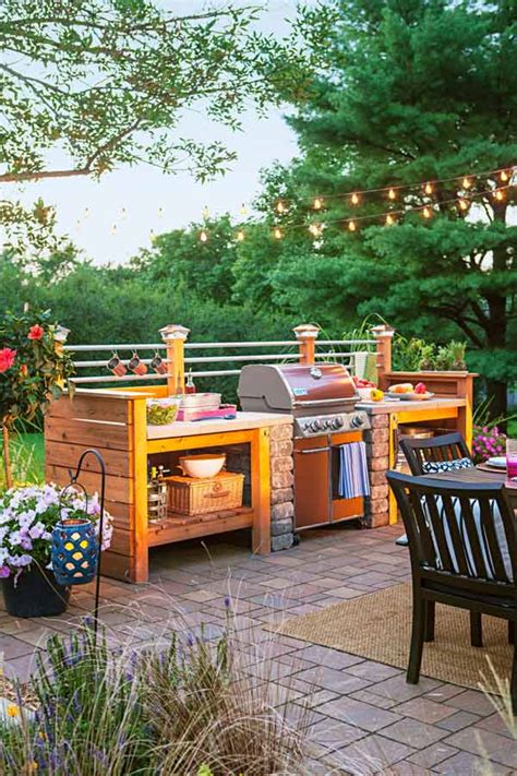 Adding A Barbecue Grill Area To Summer Yard Or Patio