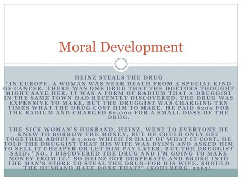 Ppt Moral Development Powerpoint Presentation Free Download Id2875836