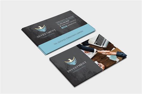 When you won a business or planning to start one, it is of. Investment Consultant Business Card Template - BrandPacks