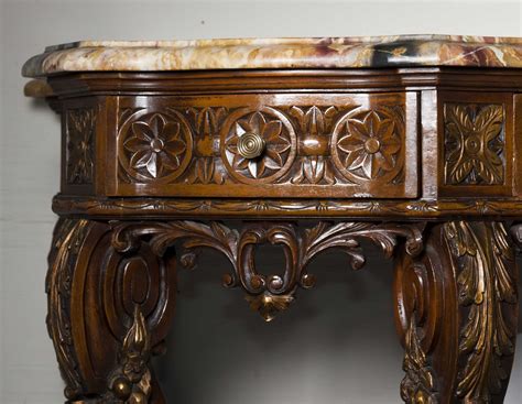 It can give you a good using experience. Continental Marble-top Console Table
