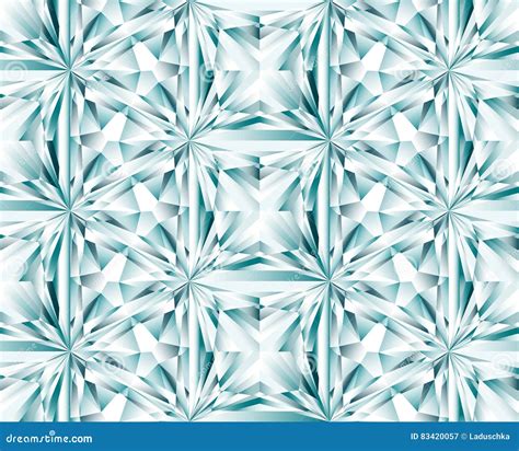 Seamless Pattern Of Sparkling Diamonds Stock Vector Illustration Of