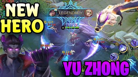 New Hero Yu Zhong Black Dragon Is Here Yu Zhong Skills Review