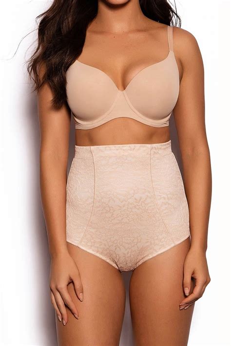 Maidenform Champagne Ivory Sexy Firm Control High Waisted Brief