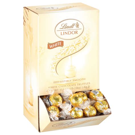 Buy Lindt Lindor White Chocolate Candy Truffles With Smooth Melting Truffle Center Chocolate