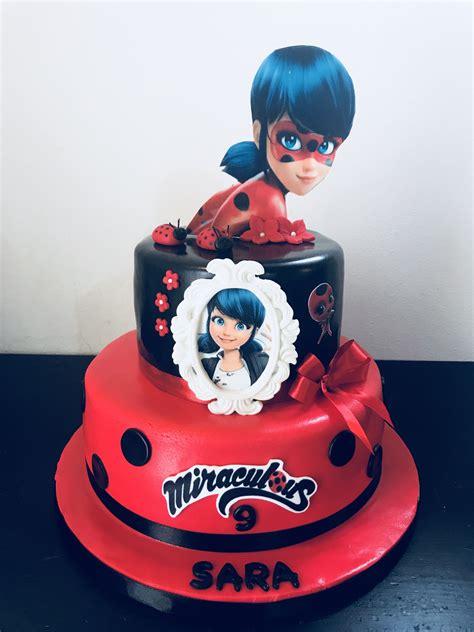 Ladybug Miraculous Cake By Na Furtado Cake Designer Ladybug Birthday