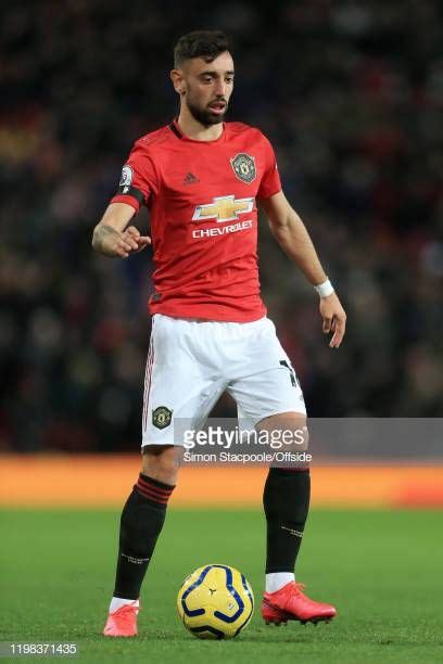 Bruno Fernandes Of Man Utd In Action During The Premier League Match