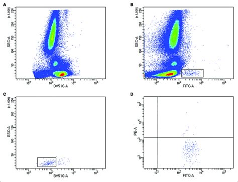Representative Flow Cytometry Density And Dot Plots To Quantify