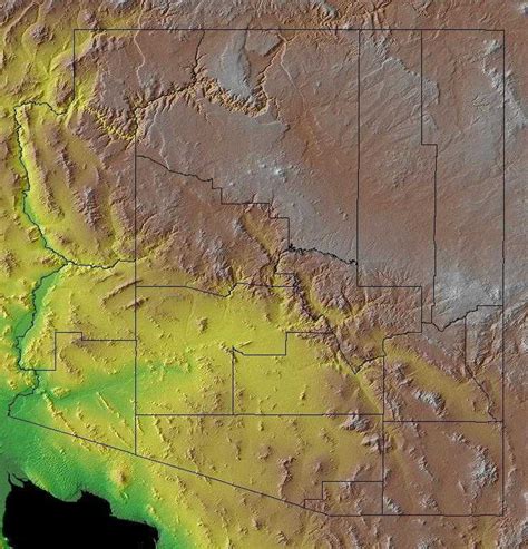 Arizona Geography Arizona Regions And Landforms