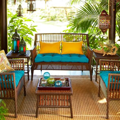 Tropical Porch Outdoor Furniture Outdoor Rooms Pinterest Cas