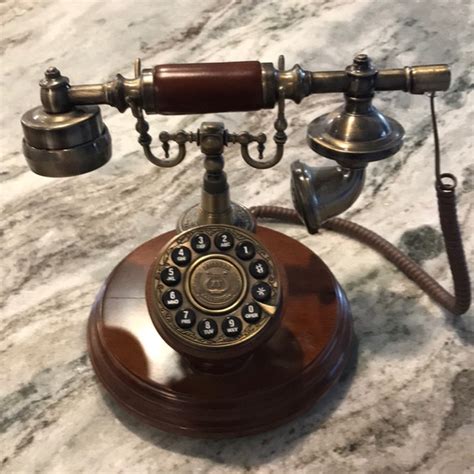 Zhiyin Collection Accents Vintage Push Button Dial Phone Poshmark
