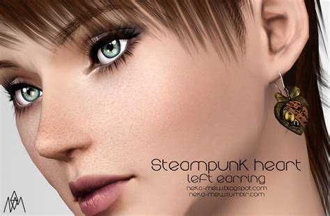 We update everyday with new sims3 hairs so stay tuned! My Sims 3 Blog: Steampunk Heart Earrings and Necklace by ...