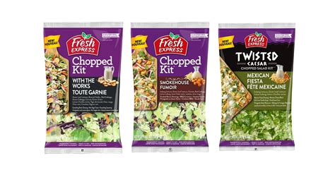 Fresh Express Expands Chopped Salad Kit Line In Canada With Three New