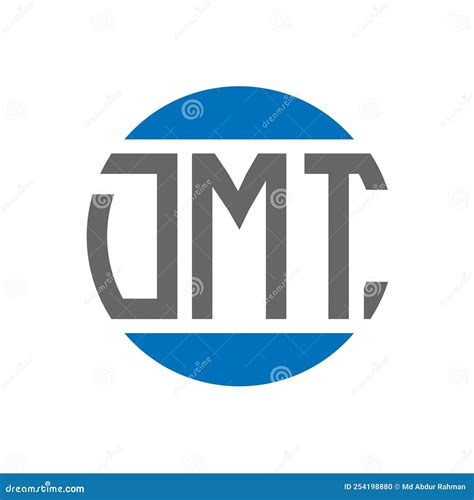 DMT Letter Logo Design on White Background. DMT Creative Initials