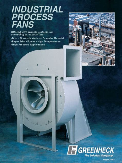 Greenheck Ipa Catalog 6 Mechanical Fan Stainless Steel