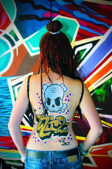 Graffiti Body Painting By Wiz Maola Paola M 2014 Flickr