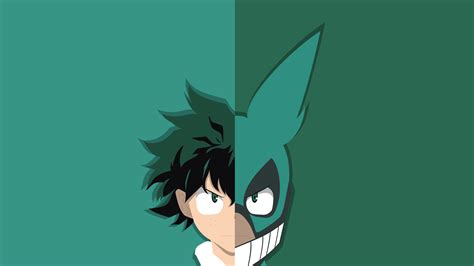 Deku Face Minimalist Wallpapers Wallpaper Cave