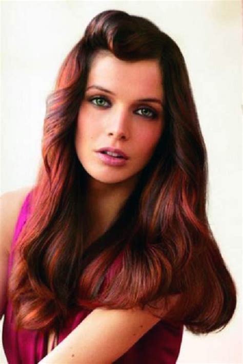 Black Hair With Red Highlights Best Pictures Fashion Gallery