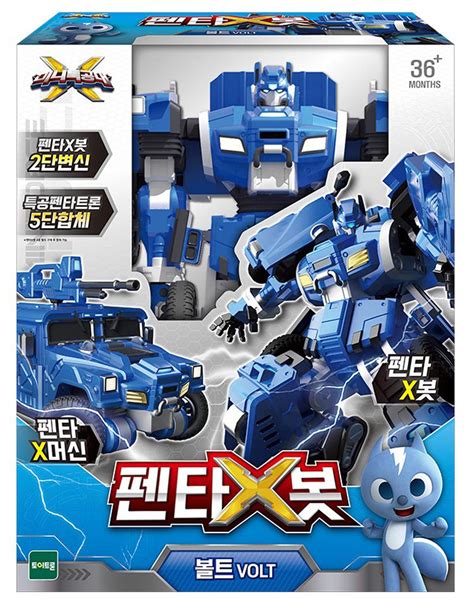 Miniforce Penta X Bot Volt Pentatron Bolt Transformer Robot Car Korean
