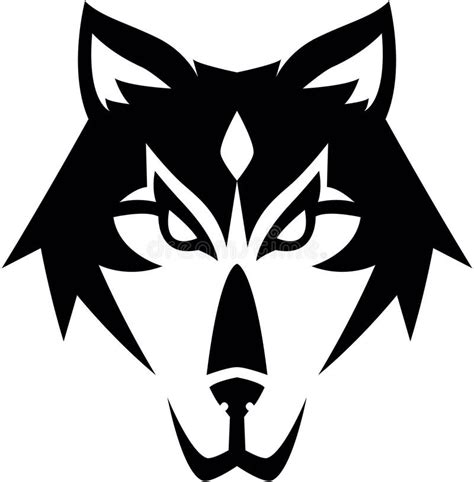 Wolf Logo Design Creative Art Stock Vector Illustration Of Font