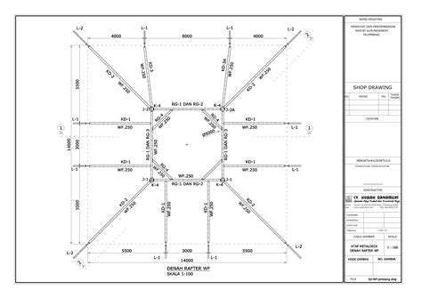 Desain Konstruksi Baja Atap Wf Atap Kubah Rangka Struktur Space Frame