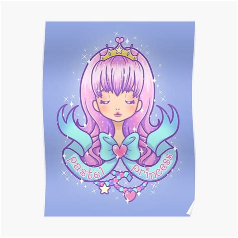 Pastel Princess V2 Poster By Cyleki Redbubble