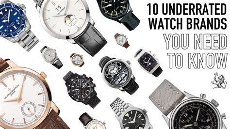 The Best 10 Most Underrated Watch Brands On The Market Today From