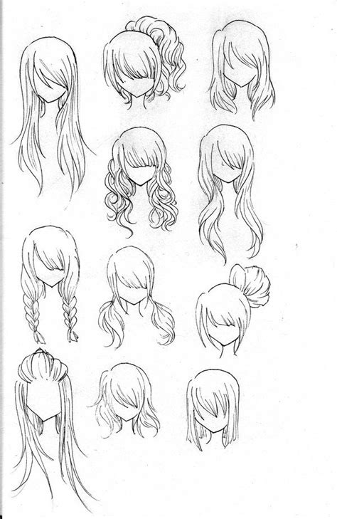 How to make anime hair. Chibi hairstyles | Drawing | Pinterest | Character drawing ...