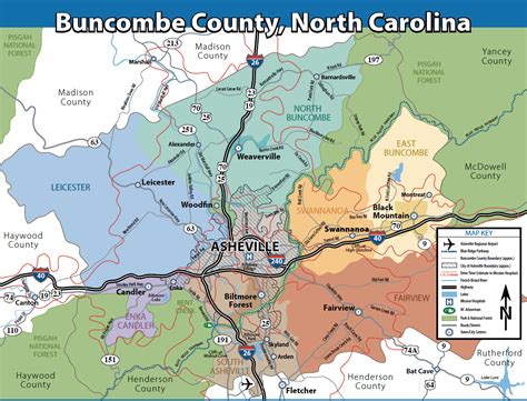 33 Map Of Asheville Nc Area Maps Database Source