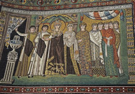 Empress Theodora And Her Court Illustration World History Encyclopedia