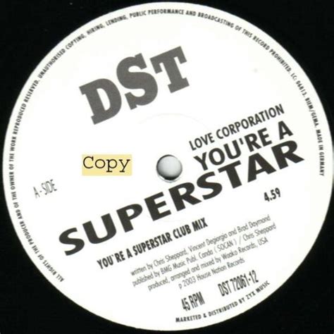 Youre A Superstar Love Cooperation Love Corporation Amazonfr Cd Et