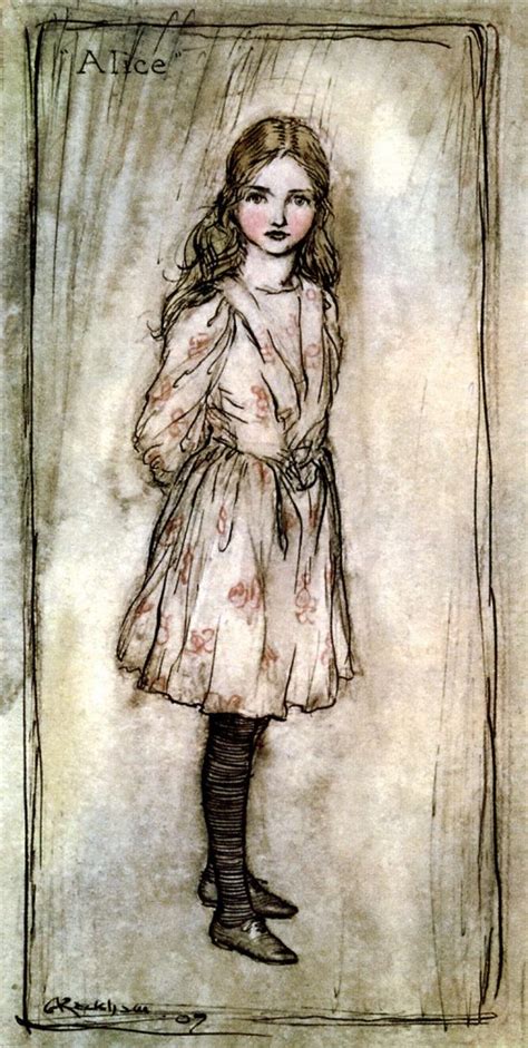 Alice’s Adventures In Wonderland Alice Illustration By Arthur Rackham