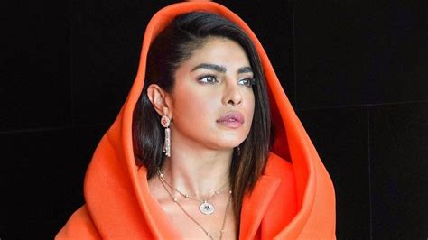 Priyanka Chopra Wore A Riveting Orange Blazer Dress To Launch Bulgari’s Jannah Collection