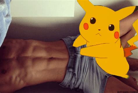 Pikachu on Abs Guy Pokémon Know Your Meme