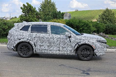 2023 Honda Cr V Spied Showing Larger Body With More Mature Styling