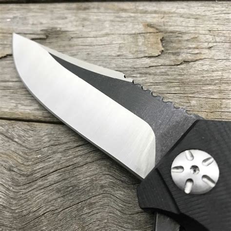 Ldt 0123 Bowie Folding Knife 9cr18mov Blade G10 Handle Tactical Knife