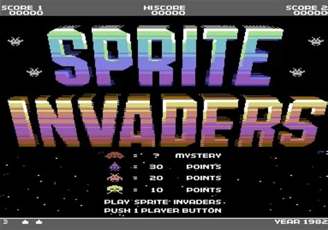 Indie Retro News Sprite Invaders A Great C64 Space Invaders Game