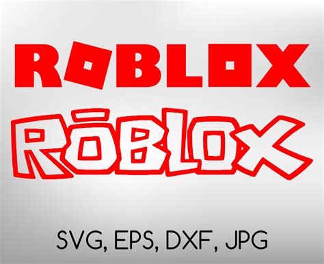 Roblox Svg Eps Dxf  Digital Cut File For Silhouette Or Etsy