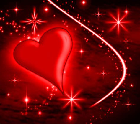 Design by 123 free vectors. Red Heart With Plasma Stars Background 1800x1600 ...