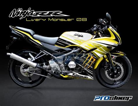 The new ct150 now comes with a new fuel tank with a large capacity of 10.5 liters. Stiker Motor Kawasaki Ninja 150RR Kuning - Livery Monster ...
