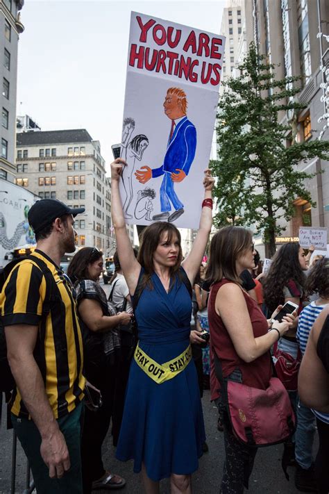 Photos Debate Night Pussy Power Protest At Trump Tower Photo