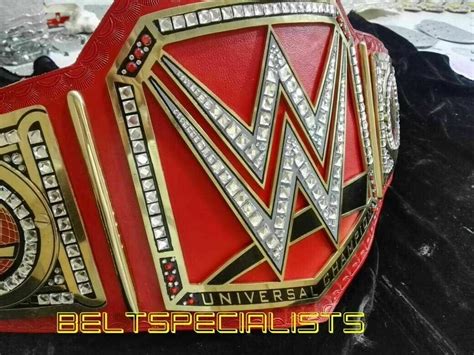 Universal Championship Belt In Leather Wwe Universal Championship For