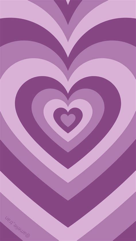 Purple Hearts Purple Wallpaper Iphone Heart Iphone Wallpaper