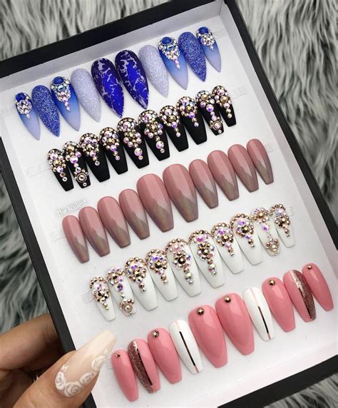 Sexy, creative and beautiful nail art & designs to inspire your next manicure. Long Cute Stick On Nails : Get perfectly manicured nails ...