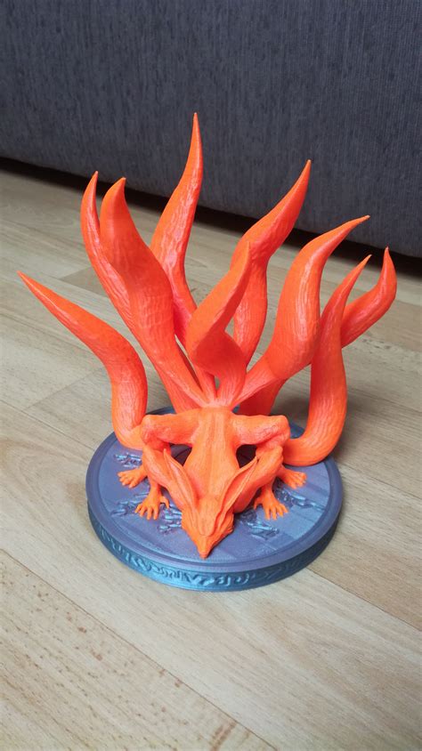 3d Printable Nine Tailed Demon Fox By Jukka Seppänen