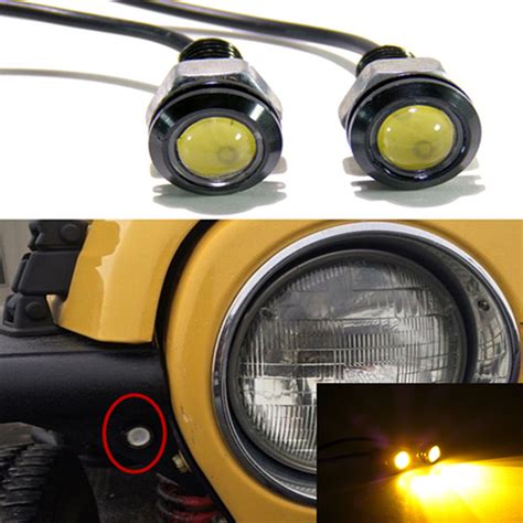 Us Amber Led Front Turn Signal Lights For Jeep Ebay